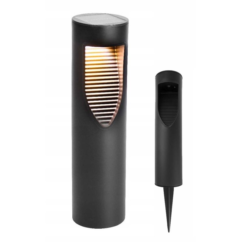 Lampka ogrodowa SOLARNA słupek ogrodowy IP54 lampa wbijana BARWA NEUTRALNA