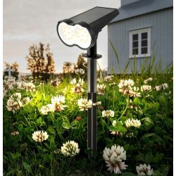 Reflektor PREMIUM ruchomy solarny OGRODOWA LAMPA SOLARNA WBIJANA LED NW
