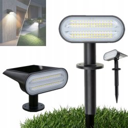 Reflektor PREMIUM ruchomy solarny OGRODOWA LAMPA SOLARNA WBIJANA LED NW
