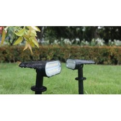 Reflektor PREMIUM ruchomy solarny OGRODOWA LAMPA SOLARNA WBIJANA LED NW