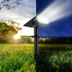 Reflektor PREMIUM ruchomy solarny OGRODOWA LAMPA SOLARNA WBIJANA LED NW