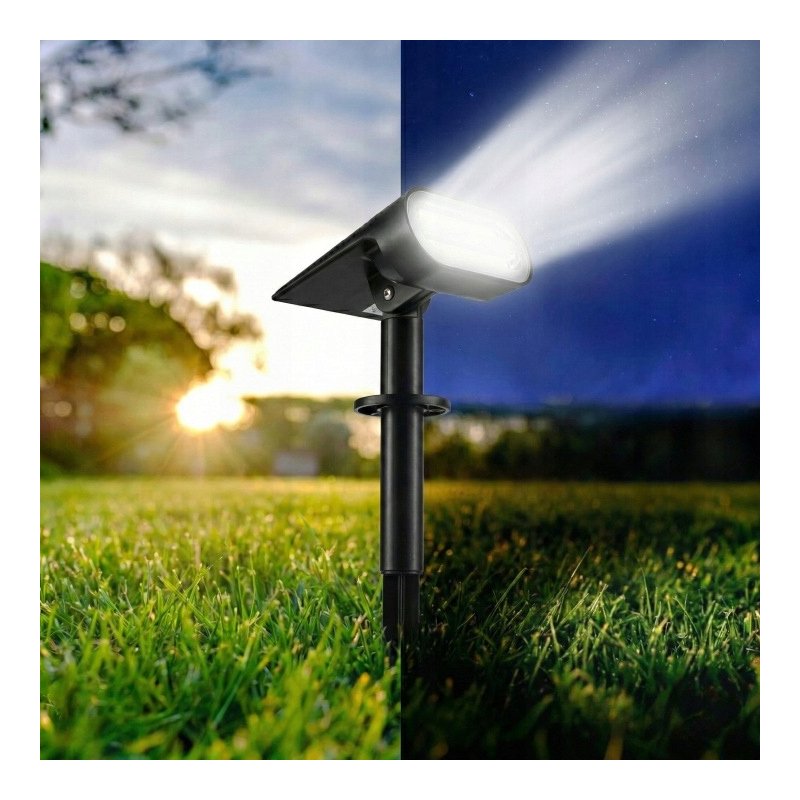 Reflektor PREMIUM ruchomy solarny OGRODOWA LAMPA SOLARNA WBIJANA LED NW