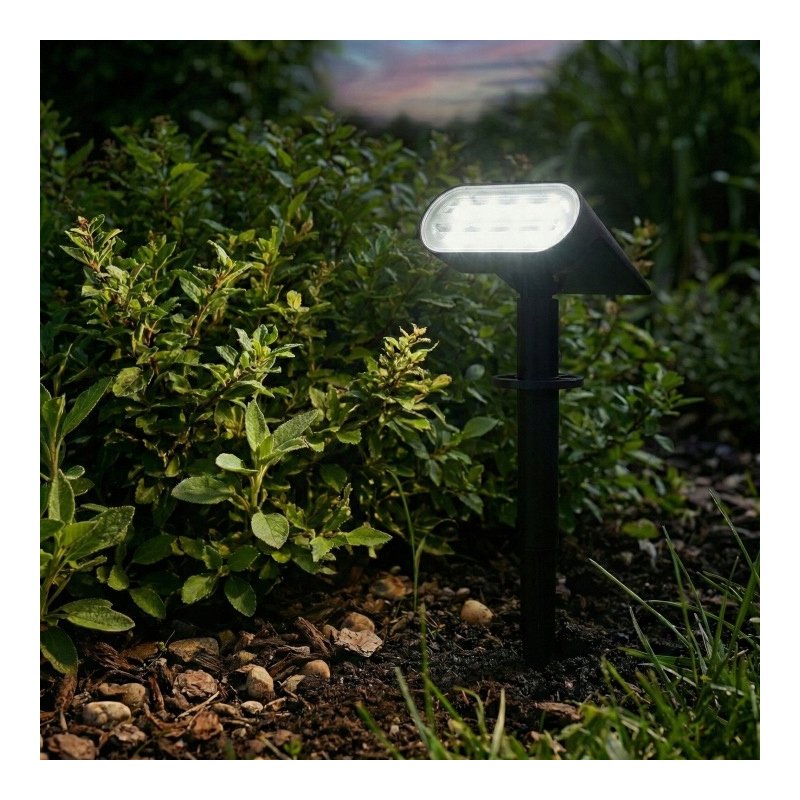 Reflektor PREMIUM ruchomy solarny OGRODOWA LAMPA SOLARNA WBIJANA LED NW