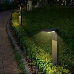 Lampka ogrodowa SOLARNA słupek ogrodowy IP64 lampa wbijana MOCNA NEUTRALNA