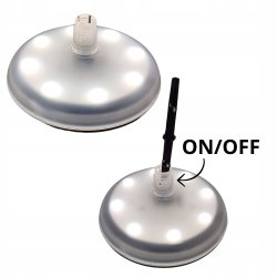 Lampka PREMIUM ogrodowa SOLARNA LAMPA wbijana 78cm LED barwa 4000K NW IP65