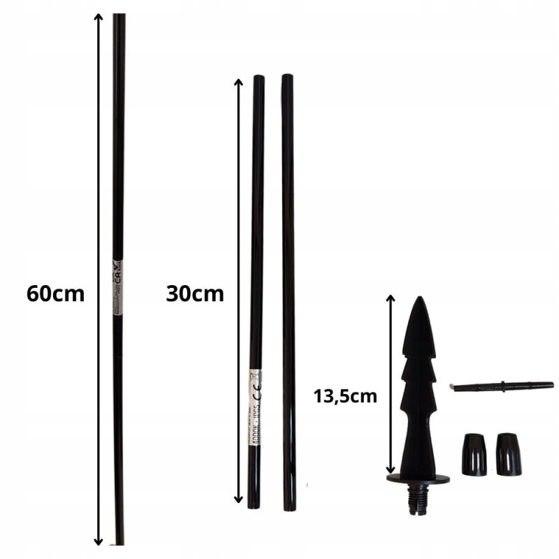 Lampka PREMIUM ogrodowa SOLARNA LAMPA wbijana 78cm LED barwa 4000K NW IP65