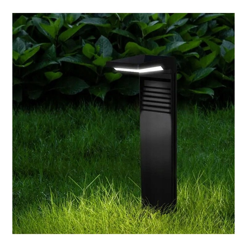 Lampka ogrodowa SOLARNA słupek ogrodowy IP64 lampa wbijana MOCNA NEUTRALNA