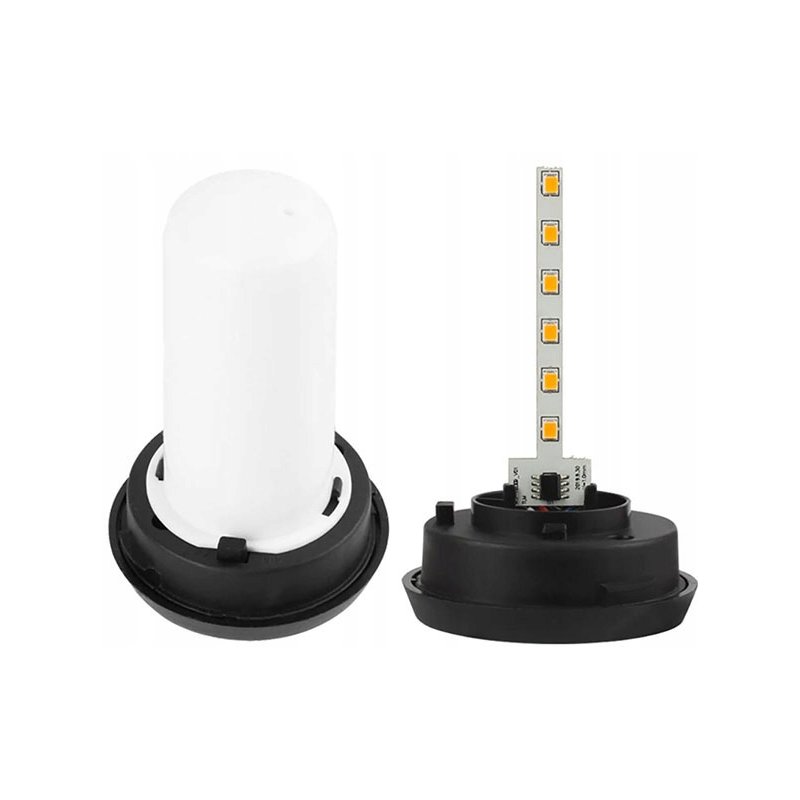 Lampka ogrodowa SOLARNA Lampa wbijana POCHODNIA płomień CIEPŁA 1700K 51cm