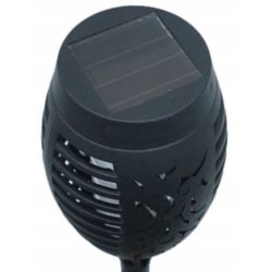 Lampka ogrodowa SOLARNA Lampa wbijana POCHODNIA płomień CIEPŁA 1700K 51cm