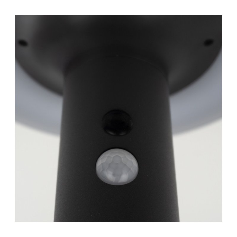 Lampka PREMIUM ogrodowa SOLARNA TALERZ słupek ogrodowy mocny LED NW + PIR