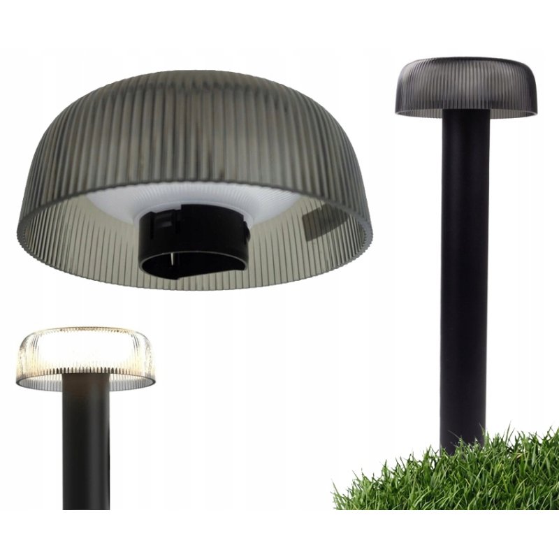 Lampka PREMIUM ogrodowa 2w1 SOLARNA słupek ogrodowy SOLARNY i na USB