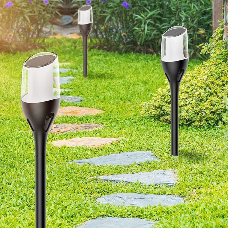 Lampa Solarna LED LATARNIA POCHODNIA WBIJANA Płomień 65cm Mocna PREMIUM