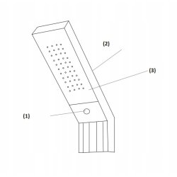 Lampka PREMIUM ogrodowa 2w1 SOLARNA słupek ogrodowy SOLARNY 97cm