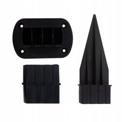 Lampka PREMIUM ogrodowa 2w1 SOLARNA słupek ogrodowy SOLARNY 97cm