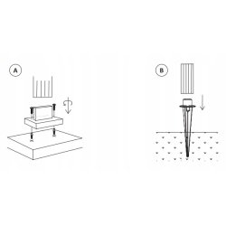 Lampka PREMIUM ogrodowa 2w1 SOLARNA słupek ogrodowy SOLARNY 97cm