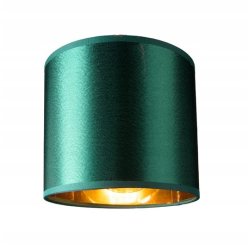 LAMPA KINKIET ścienny stały E27 LOFT abażur złoty