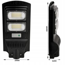 Uliczna Lampa solarna IP65 LED 60W NW + czujnik MV
