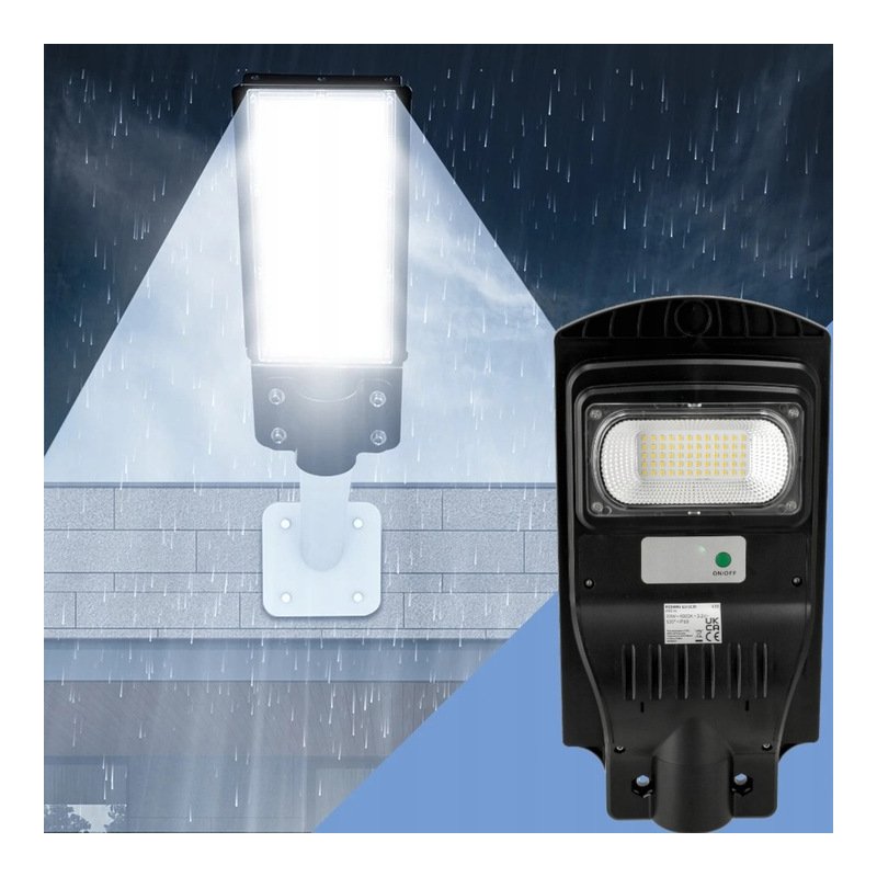 Uliczna Lampa solarna IP65 LED 30W NW + czujnik MV