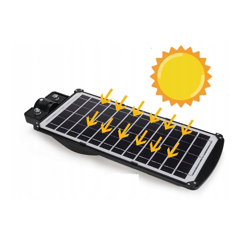 Uliczna Lampa solarna IP65 LED 30W NW + czujnik MV
