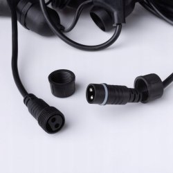 GIRLANDA ogrodowa łańcuch 10m 10x E27 G45 + pilot