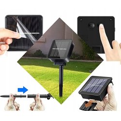 GIRLANDA solarna CIEPŁA Lampki ogrodowe solarne 30 LED ciepłe KULKI mleczne