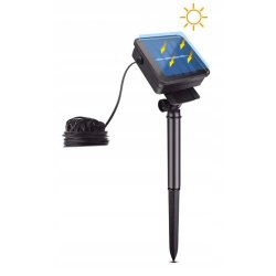 GIRLANDA solarna ciepła Lampki ogrodowe SOLARNE 20LED CIEPŁE Kule 3cm