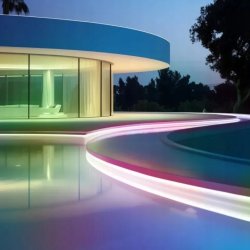 ZESTAW Taśma SOLARNA LED RGB 10mb 100W kolorowa IP65 hermetyczna z pilotem