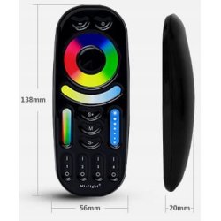 Pilot miLight FUT092B taśm RGB/RGBW+CCT 4-strefowy