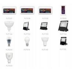 Pilot miLight FUT092B taśm RGB/RGBW+CCT 4-strefowy