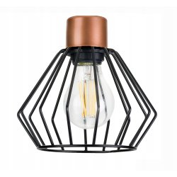 Lampa SUFITOWA żyrandol WISZĄCA LOFT drut BRYLANT