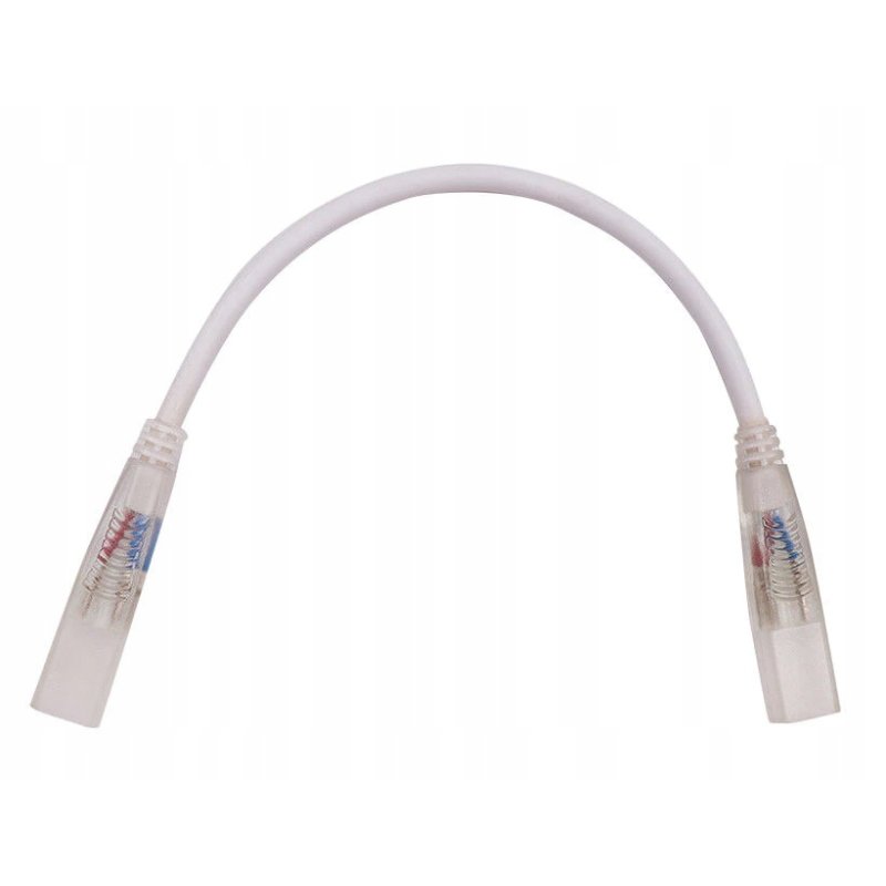 Złączka do taśm LED NEON na 230V 8x16mm na kablu