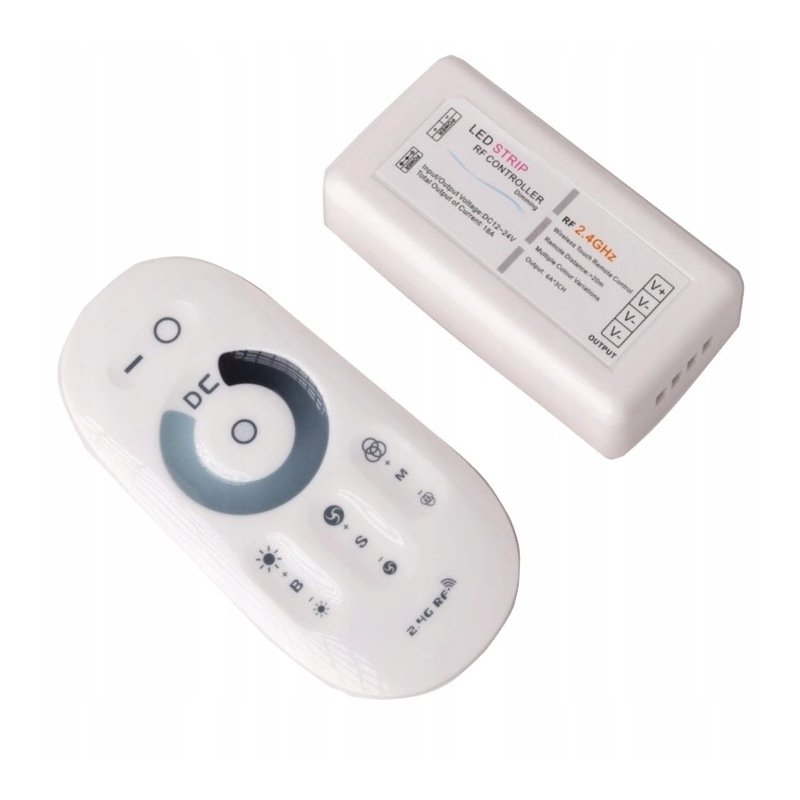 ZESTAW taśma LED 2835 IP20 5M Biała CIEPŁA + DOTYK