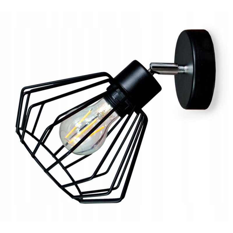 LAMPA sufitowa plafon żyrandol loft BRYLANT drut 1