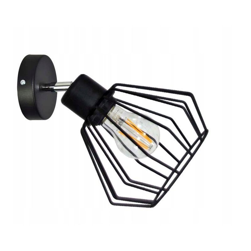 LAMPA sufitowa plafon żyrandol loft BRYLANT drut 1