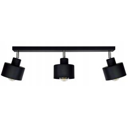 LAMPA PLAFON ŻYRANDOL regulowan BELKA KUBEK CZARNY