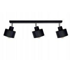 LAMPA PLAFON ŻYRANDOL regulowan BELKA KUBEK CZARNY
