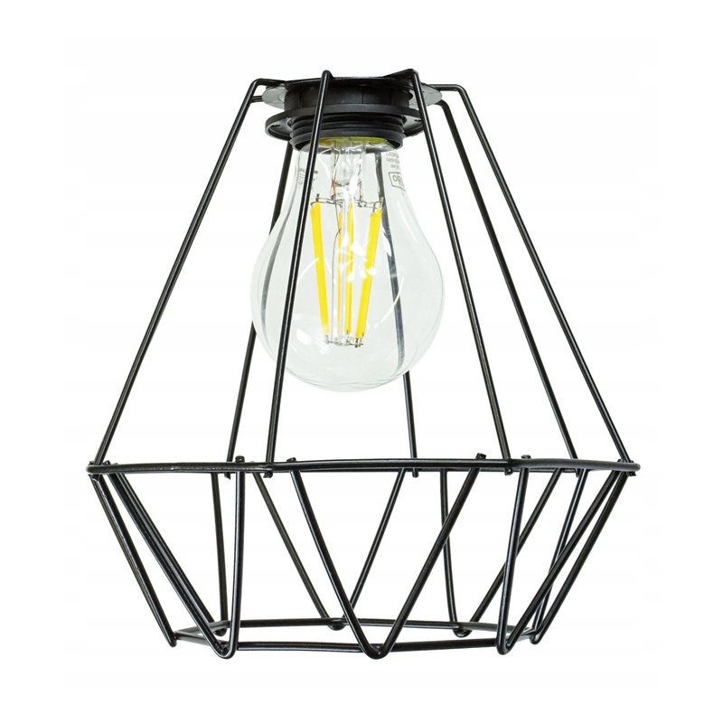 LAMPA wisząca sufitowa ŻYRANDOL ZWIS diament drut