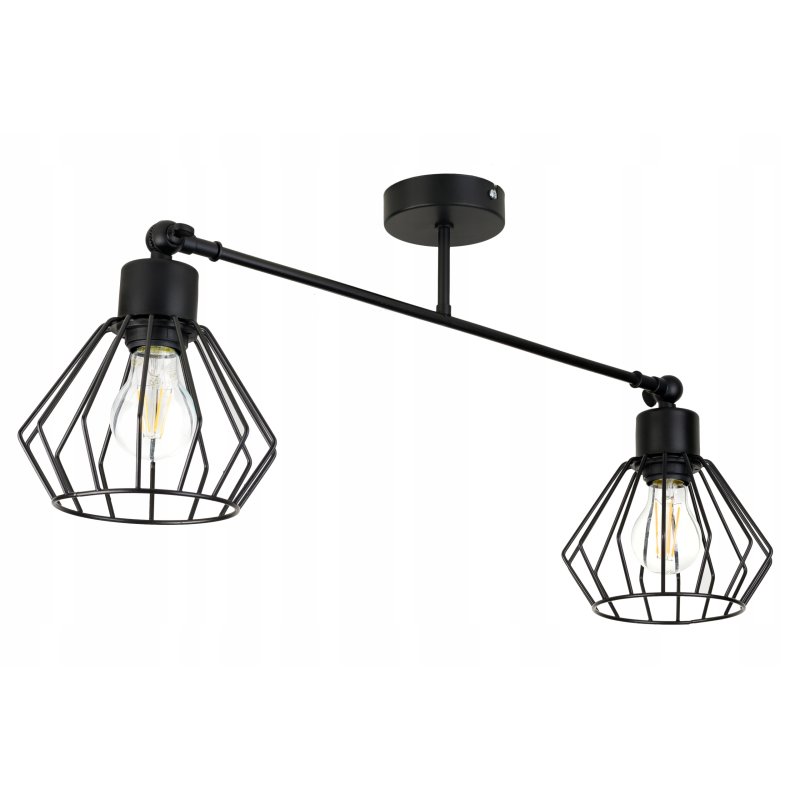 LAMPA sufitowa żyrandol regulowany LOFT E27 Drut 2