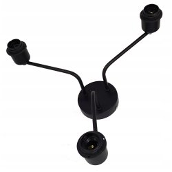 Lampa sufitowa żyrandol wisząca drut na 3 klosze