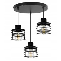 LAMPA SUFITOWA PLAFON ŻYRANDOL LOFT ZWIS LED RETRO