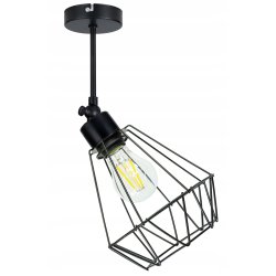 LAMPA KINKIET ŚCIENNY regulowany loft BRYLANT drut