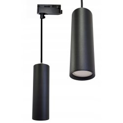 LAMPA WISZĄCA ZWIS na szynę sufiowa TUBA 17cm GU10