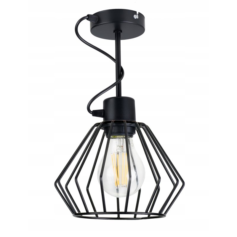 LAMPA WISZĄCA sufitowa ŻYRANDOL PLAFON loft drut