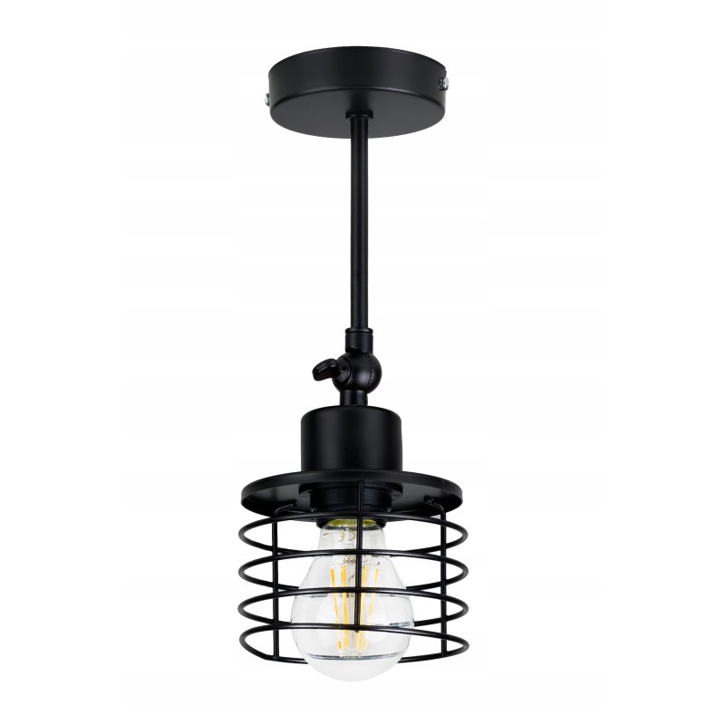 LAMPA sufitowa żyrandol plafon LOFT drut SPRĘŻYNA