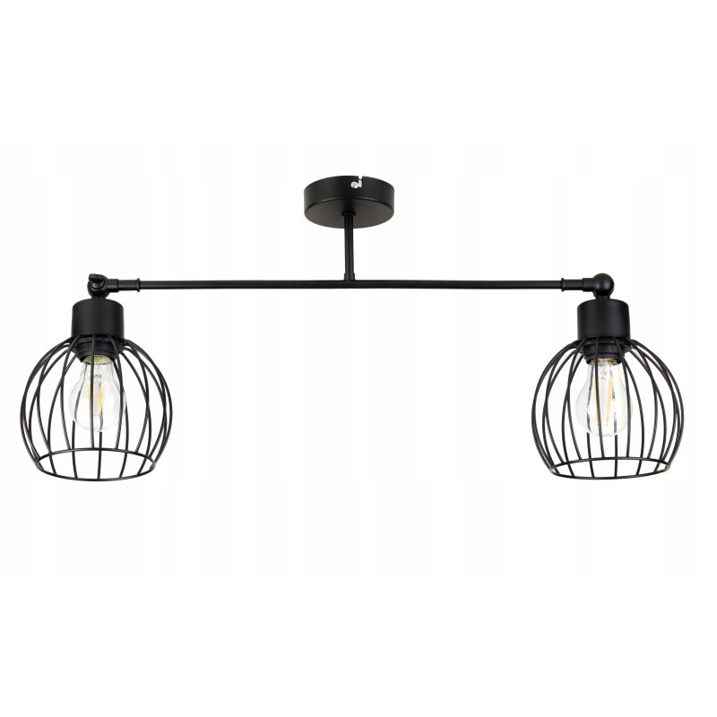 LAMPA sufitowa żyrandol regulowany LOFT E27 Drut 2