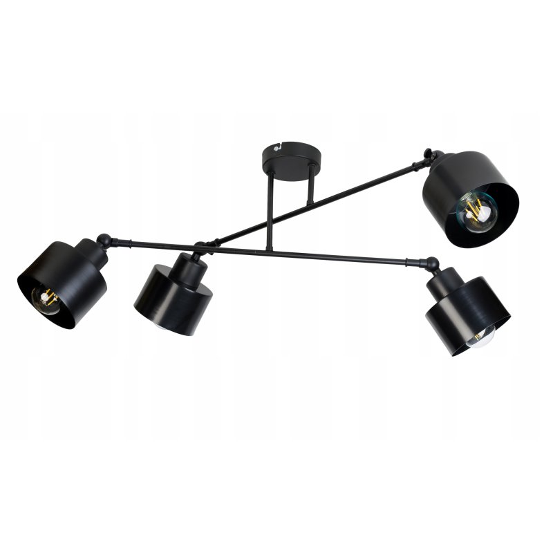 LAMPA sufitowa żyrandol regulowany LOFT ruch 4 E27