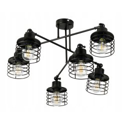 LAMPA sufitowa żyrandol regulowany LOFT METAL 6