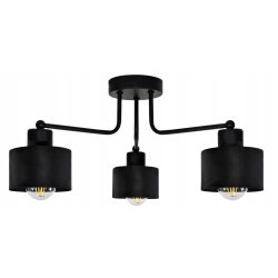 Lampa sufitowa żyrandol wisząca metal na 3 klosze