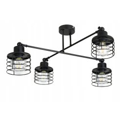 LAMPA sufitowa żyrandol regulowany LOFT ruch 4 E27