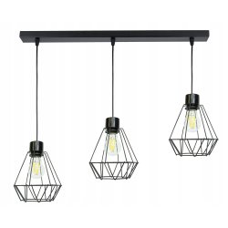 LAMPA WISZĄCA SUFITOWA ŻYRANDOL ZWIS BRYLANT DRUT